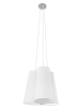 Bizzotto Lampa wisząca w kolorze białym - 22 x 40 x 22 cm