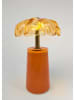 Bizzotto Led-tafellamp "Gatsby" oranje - (H)18 x Ø 11 cm