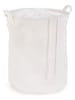 Bizzotto Kosz "Ryder" w kolorze białym na pranie - wys. 48 x Ø 40 cm