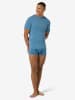 super.natural Funktionsboxershorts "Tundra175" in Blau/ Schwarz