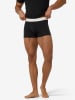 super.natural Boxershorts "Bio Base" in Schwarz/ Weiß
