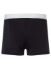 super.natural Boxershorts "Bio Base" in Schwarz/ Weiß