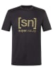 super.natural Trainingsshirt "Grid Logo" in Anthrazit