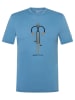 super.natural Trainingsshirt "Vintage Bike" blauw