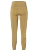super.natural Trainingsleggings "Capital Logo" in Ocker