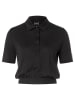 super.natural Trainingspoloshirt in Schwarz