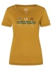 super.natural Trainingsshirt "Surfing Flowers" geel