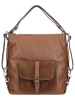 Wojas Leder-Schultertasche in Beige - (B)35 x (H)35 x (T)11 cm