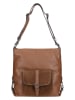 Wojas Leder-Schultertasche in Beige - (B)35 x (H)35 x (T)11 cm
