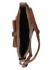 Wojas Leder-Schultertasche in Beige - (B)35 x (H)35 x (T)11 cm