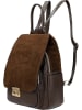 Wojas Leder-Rucksack in Braun - (B)23 x (H)30 x (T)10 cm
