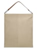 Wojas Leder-Henkeltasche in Beige - (B)35 x (H)42 x (T)4 cm