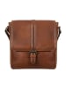 Wojas Leder-Umhängetasche in Hellbraun - (B)23 x (H)26 x (T)7 cm