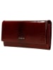 Wojas Leder-Geldbörse in Bordeaux - (B)19,5 x (H)10 x (T)3 cm