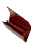 Wojas Leder-Geldbörse in Bordeaux - (B)19,5 x (H)10 x (T)3 cm
