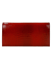 Wojas Skórzany portfel w kolorze czerwonym - 19 x 10 x 3 cm