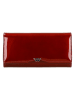 Wojas Leder-Geldbörse in Rot - (B)18 x (H)9 x (T)3 cm
