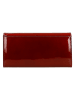 Wojas Leder-Geldbörse in Rot - (B)18 x (H)9 x (T)3 cm