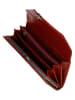 Wojas Leder-Geldbörse in Rot - (B)18 x (H)9 x (T)3 cm
