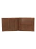 Wojas Leder-Geldbörse in Braun - (B)12 x (H)10 x (T)1,5 cm