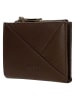 Wojas Leder-Geldbörse in Braun - (B)12 x (H)9 x (T)1 cm