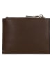 Wojas Skórzany portfel w kolorze brązowym - 12 x 9 x 1 cm