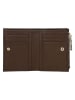 Wojas Skórzany portfel w kolorze brązowym - 12 x 9 x 1 cm