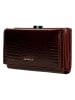 Wojas Skórzany portfel w kolorze czerwonym - 14,5 x 8,5 x 3 cm