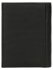 Wojas Leder-Geldbörse in Schwarz - (B)8,3 x (H)11 x (T)2 cm