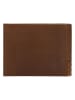 Wojas Leder-Geldbörse in Braun - (B)12 x (H)9,5 x (T)2 cm