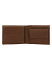 Wojas Leder-Geldbörse in Braun - (B)12 x (H)9,5 x (T)2 cm