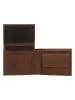 Wojas Leder-Geldbörse in Braun - (B)12 x (H)9,5 x (T)2 cm