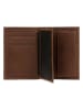 Wojas Leder-Geldbörse in Hellbraun - (B)9 x (H)12,4 x (T)2,5 cm