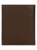 Wojas Leder-Geldbörse in Braun - (B)9 x (H)10,5 x (T)2 cm