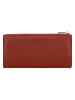 Wojas Leder-Geldbörse in Rot - (B)18 x (H)9 x (T)2 cm
