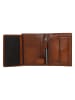 Wojas Leder-Geldbörse in Hellbraun - (B)10 x (H)12 x (T)2 cm