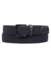 Wojas Leder-Gürtel in Dunkelblau