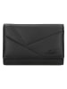 Relaks Leder-Geldbörse in Schwarz - (B)15,3 x (H)10,3 x (T)4,4 cm