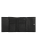 Relaks Leder-Geldbörse in Schwarz - (B)15,3 x (H)10,3 x (T)4,4 cm