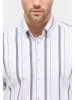 Eterna Blouse - modern fit - lichtblauw/grijs/wit