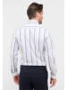 Eterna Blouse - modern fit - lichtblauw/grijs/wit