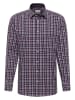 Eterna Blouse - modern fit - donkerblauw/rood