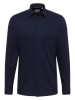 Eterna Blouse - slim fit - donkerblauw