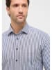 Eterna Blouse - modern fit - wit/grijs