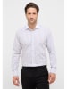 Eterna Blouse - modern fit - wit/grijs