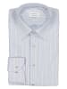 Eterna Blouse - comfort fit - lichtblauw/wit