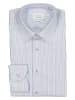 Eterna Blouse - modern fit - lichtblauw/wit