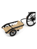Hamax Transport-Fahrradanhänger "Venture+ Cargo Trailer Plywood" in Natur