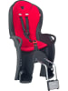 Hamax Fotelik rowerowy "Kiss" w kolorze czarno-czerwonym - 9 m+