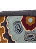 Bloomingville Kulturbeutel "Bari" in Schwarz/ Hellblau - (B)25 x (H)13 cm